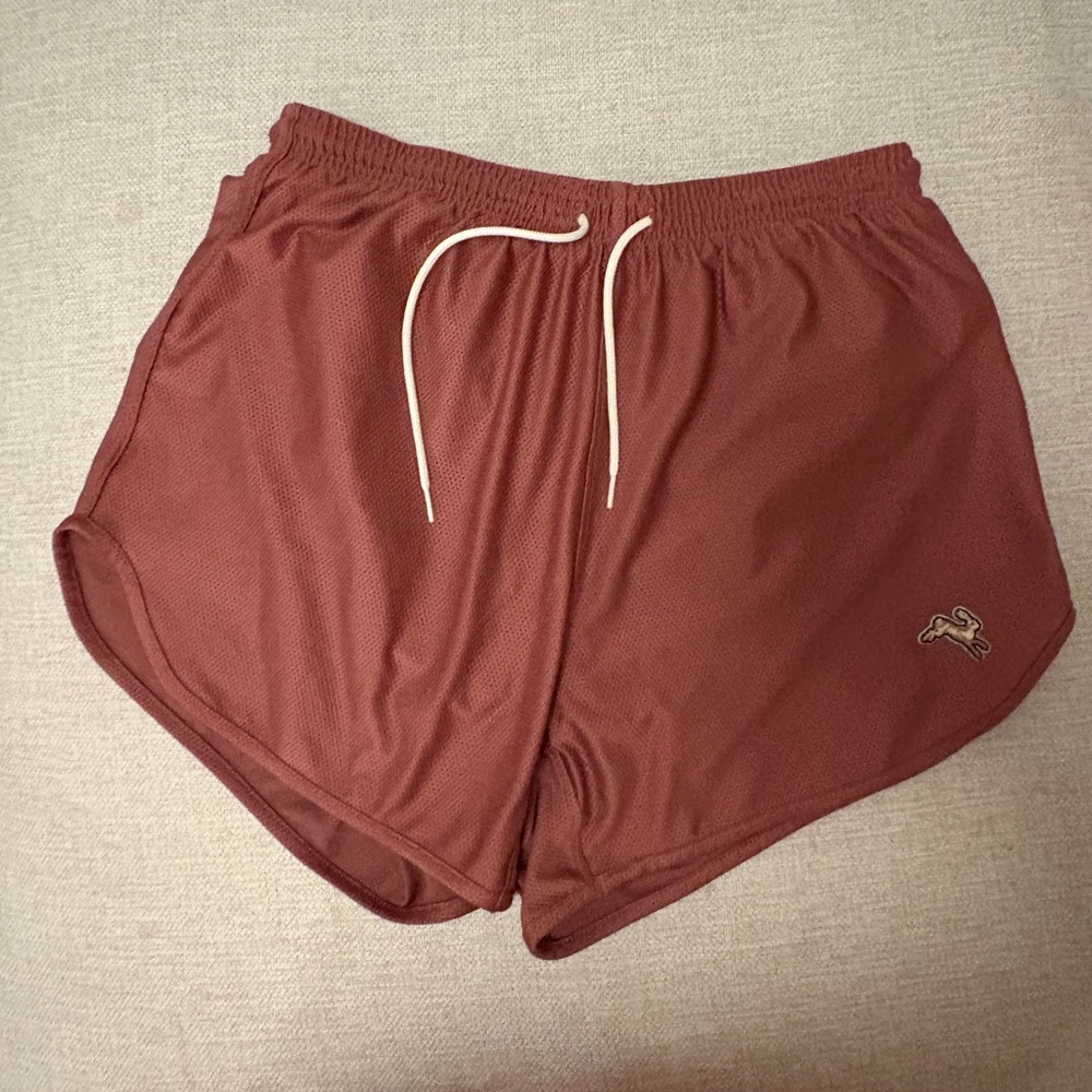 Women's Red Athletic Shorts